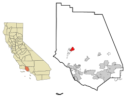 Ventura County California Incorporated and Unincorporated areas Ojai Highlighted